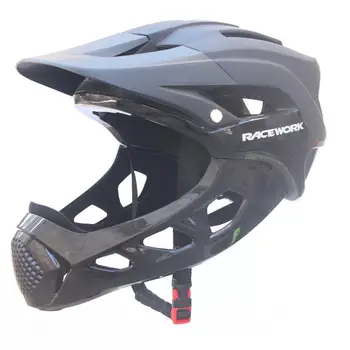 1 шт. полнолицевой велосипедный шлем с амортизирующим защитным снаряжением высокой твердости Велосипедный шлем для скейтборда и скутера для занятий спортом на открытом воздухе
