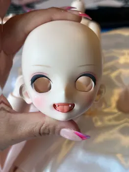 Новая кукла 1/4 BJD sd, улыбающийся мальчик, высовывающий язык и показывающий зубы, материал смолы, аниме, макияж для прекрасной девушки, игрушки своими руками