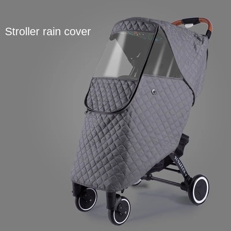 Непромокаемый чехол от ветра, лобовое стекло детского автомобиля, Детский зонтик, зимний теплый плащ, аксессуары для детской коляски на открытом воздухе 1