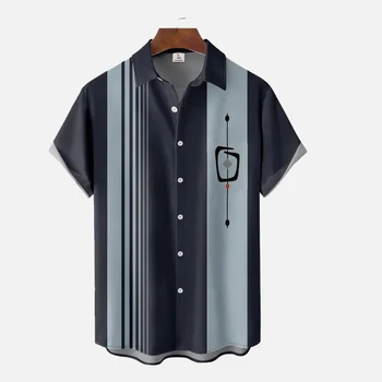 Высококачественная мужская рубашка с коротким рукавом в японском стиле в древнем стиле, бутик-рубашка на пуговицах, мужская одежда для досуга, Топ культуры, Fir