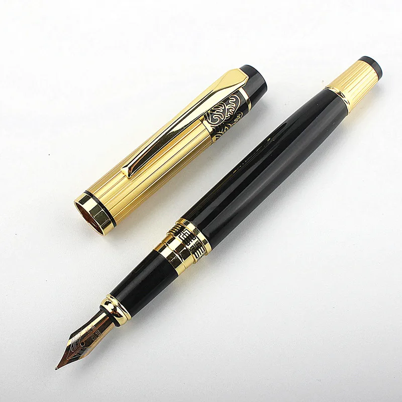 Высококачественная классическая авторучка 901, высококачественная деловая ручка, металлическая винтажная авторучка для подписи, школьные принадлежности 0