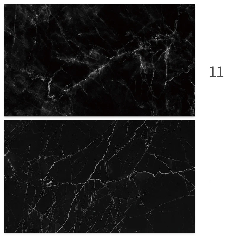 Черные мраморные фоны для фотостудий 57x87 см ПВХ Фотография 2-сторонняя Деревянная Мраморная настенная печать Водонепроницаемые фоны 0