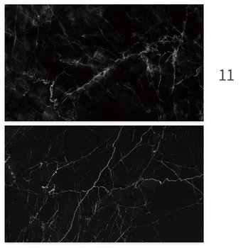Черные мраморные фоны для фотостудий 57x87 см ПВХ Фотография 2-сторонняя Деревянная Мраморная настенная печать Водонепроницаемые фоны