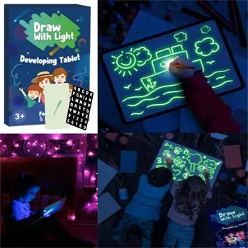 Цифровые планшеты для рисования для детей, светящаяся доска для рисования, Детский обучающий планшет для письма, блокнот для рисования 태블릿
