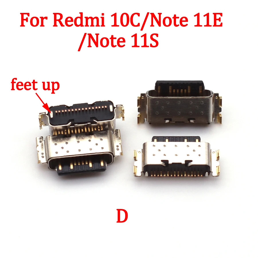 10 шт. USB-Порт Для зарядки Xiaomi Civi Redmi K50 10C Note 11 E Pro/11S/11E/11Pro/Note11S/Note11 Pro +/Pad 5 Разъем Для Зарядного устройства 4