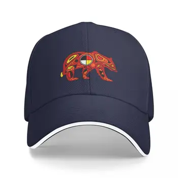 Бейсбольная кепка Medicine Wheel Bear с козырьком, Новая шляпа, женские шляпы, мужские