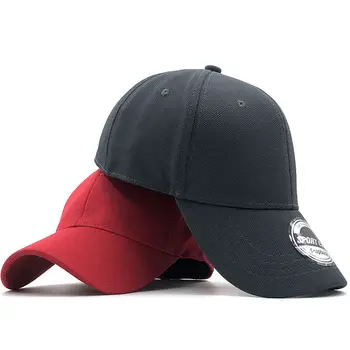 Горячая распродажа, полностью герметичная бейсбольная однотонная кепка с козырьком, женская уличная солнцезащитная модная летняя шляпа оптом