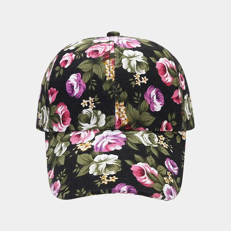 Бейсболка Four Seasons с акриловым мультяшным цветочным принтом, регулируемые уличные шляпы-снэпбэк для девочек и женщин 171 3