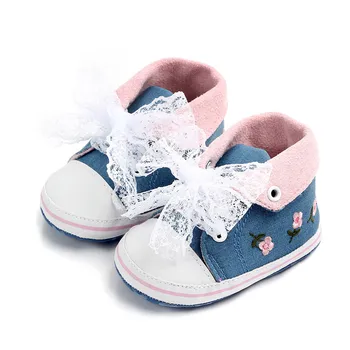 Детская весенняя обувь Для крещения новорожденных девочек и мальчиков, Нескользящая обувь для ходьбы, Белые кроссовки на мягкой подошве