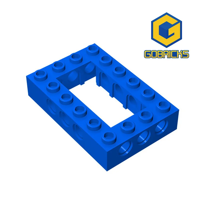 Gobricks GDS-973 32531 Высокотехнологичный Кирпич с отверстиями 4 x 6 Открытый Центральный Строительный блок аксессуары запчасти MOC Education Build Toys Bricks 0