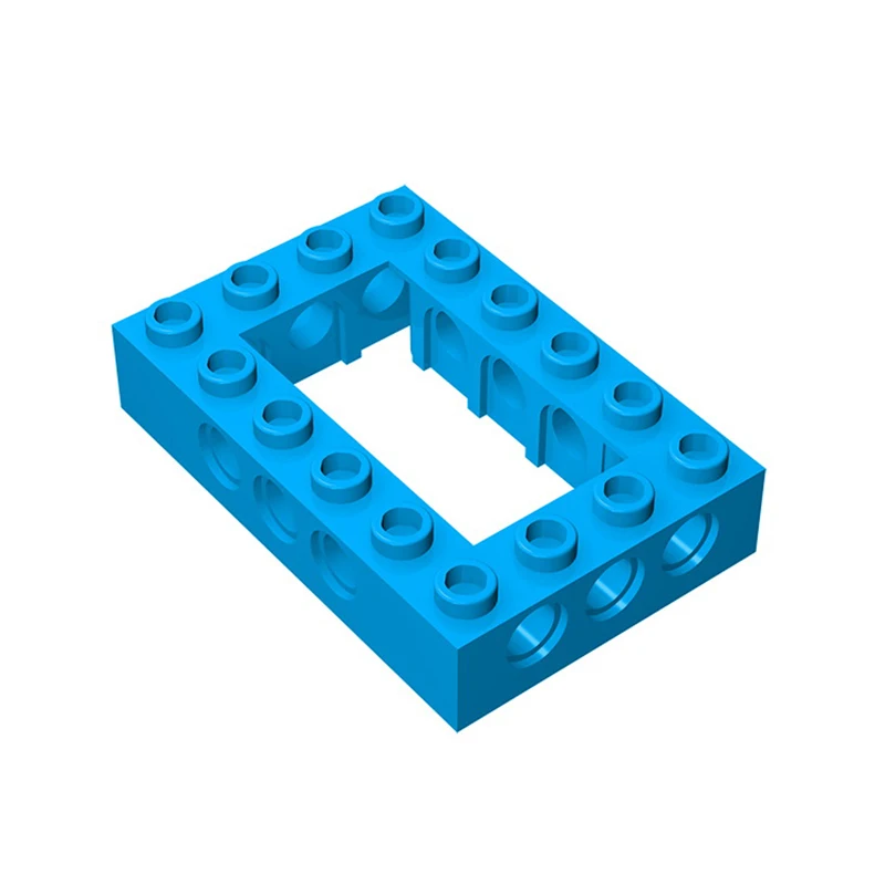 Gobricks GDS-973 32531 Высокотехнологичный Кирпич с отверстиями 4 x 6 Открытый Центральный Строительный блок аксессуары запчасти MOC Education Build Toys Bricks 1