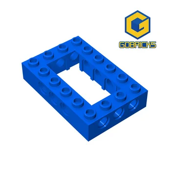 Gobricks GDS-973 32531 Высокотехнологичный Кирпич с отверстиями 4 x 6 Открытый Центральный Строительный блок аксессуары запчасти MOC Education Build Toys Bricks