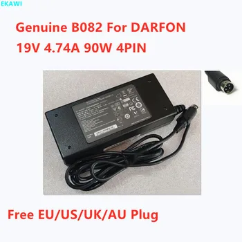 Подлинный B082 19V 4.74A 90W 4PIN Адаптер Переменного Тока Для Зарядного Устройства Для Ноутбука DARFON AcBel AD7043