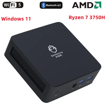 AMD R7-3750H МИНИ-ПК DDR4 NVME SSD WIFI 5 BT 4,2 Портативный Игровой Настольный компьютер Двухканальный USB 3,0 *2 RJ45 LAN 4K HD