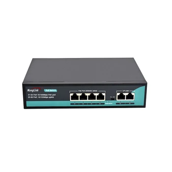 OEM ODM SF42P 4-портовый poe 2 uplink сетевой коммутатор PoE 10/100 Мбит/с с расширенным режимом передачи данных на 250 м и функцией VLAN