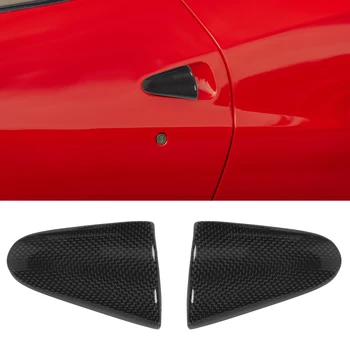 2 шт., наружные дверные ручки из углеродного волокна с препрегом сухого переплетения, замена для Ferrari 458 Italia Spider Speciale 2010 2011-2015