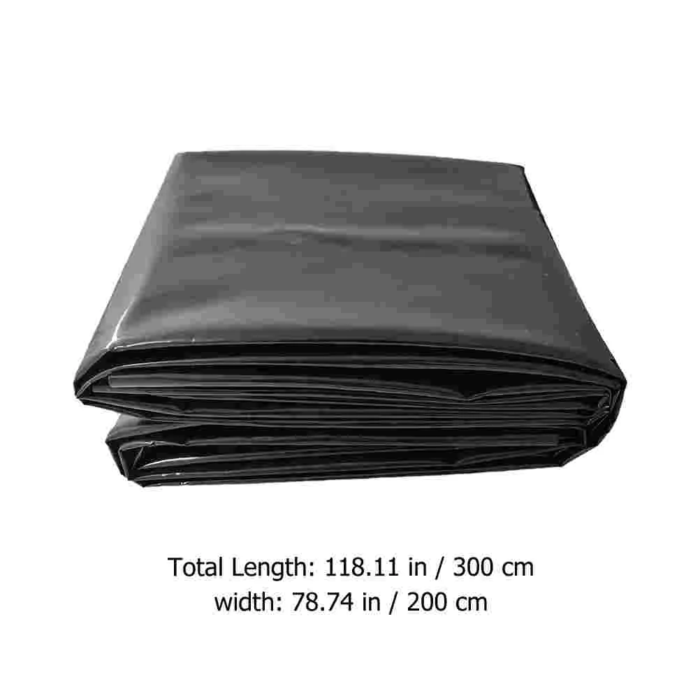 Сверхпрочный брезент, черная подкладка для пруда, предварительно нарезанная подкладка для пруда, подкладка для рыбного пруда, подкладка для брезента для пруда, сверхпрочный брезент 3