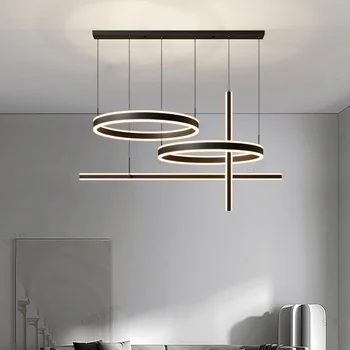 Подвесные светильники кольца для домашнего декора в скандинавском стиле канделябры для столовой внутреннее освещение Потолочные подвесные светильники лампы для гостиной