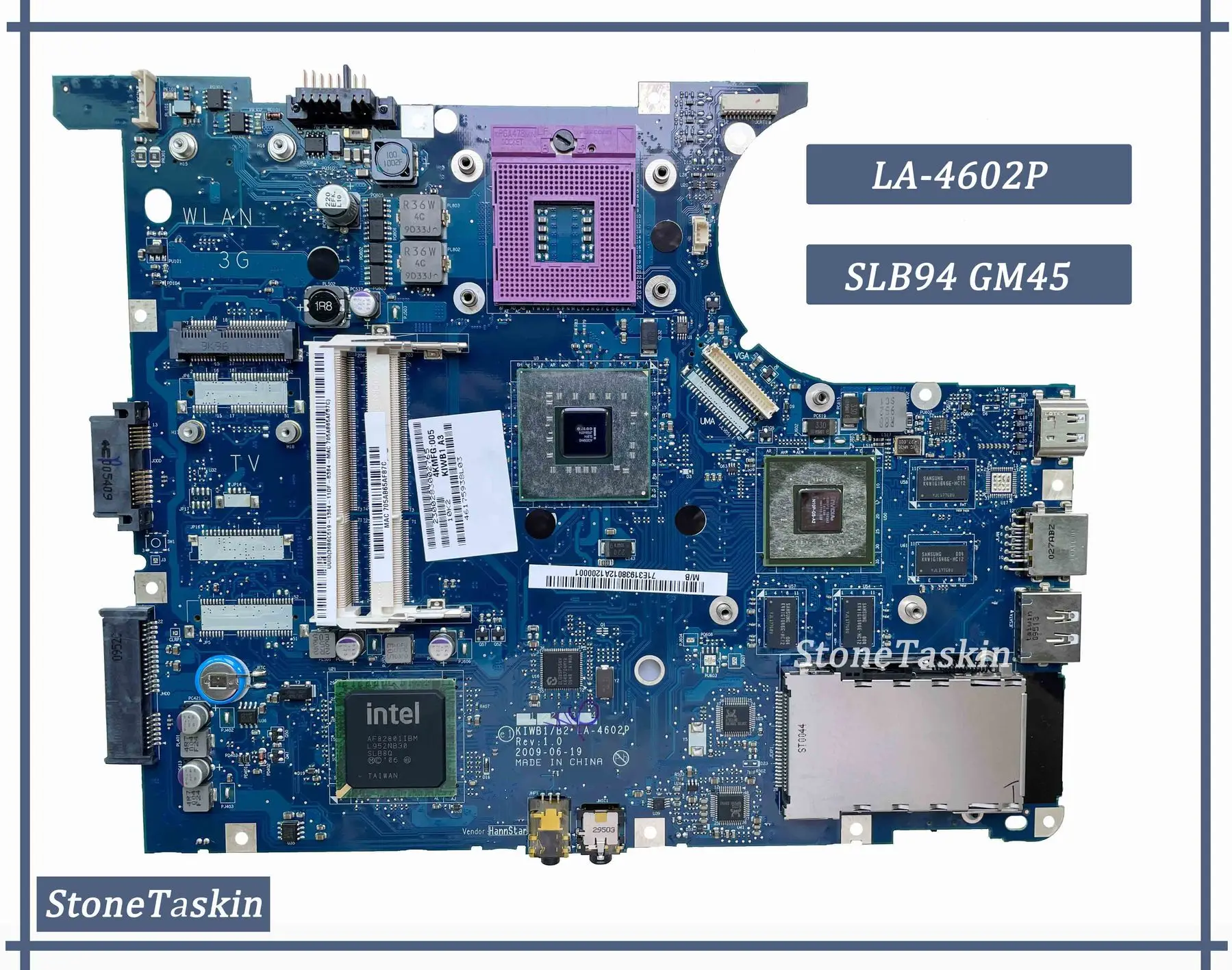 Лучшее соотношение цены и качества для Материнской платы ноутбука Lenovo Y550 KIWB1/B2 LA-4602P SLB94 GM45 N10P-GS-A2 DDR3 RAM 100% Teste 0