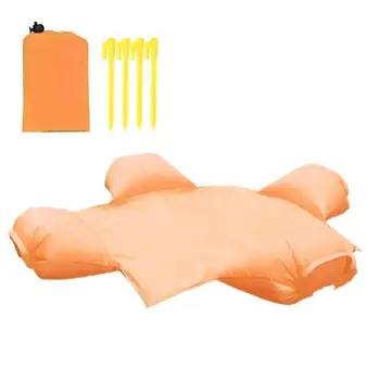 Портативный коврик для кемпинга, водонепроницаемый Износостойкий Пляжный диван для пикника, Надувная сумка, Влагостойкий воздушный диван-кровать с подушками
