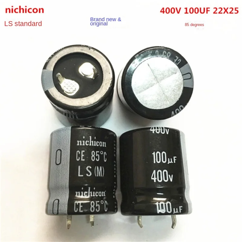 (1ШТ) 400V100UF 22X25 электролитический конденсатор Nijikang nichicon 100 МКФ 400V 22 * 25 LS system 0
