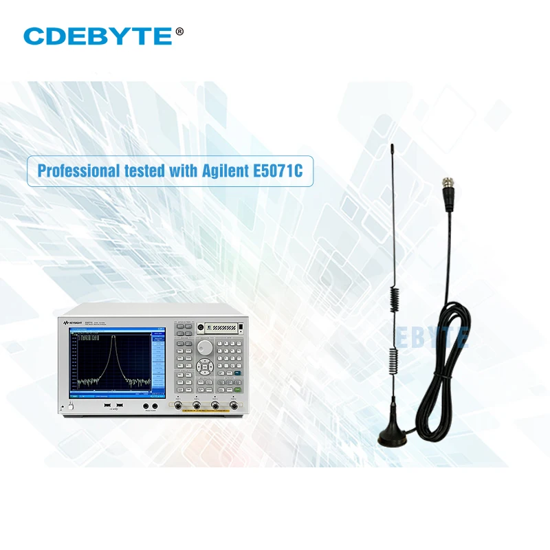 5шт F Штекер с Тремя видами адаптеров CDEBYTE TXFM-XPL-300F Малая Присоска Антенна для Радиочастотного диапазона с Магнитным основанием IoT 2