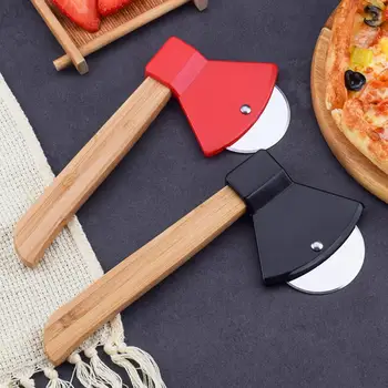 Полезный нож для раскатки пиццы из нержавеющей стали Высокой твердости в форме топора для кондитерских изделий