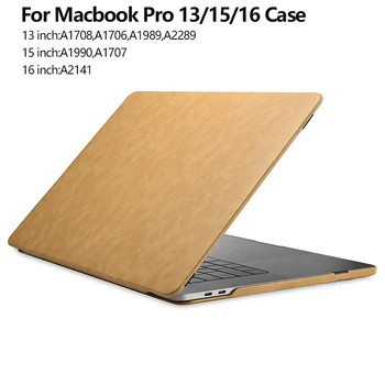 Для Macbook Pro 14 Чехол 2022 A2779 A2442 Кожаный Macbook Pro 13 Чехол A2338 A2289 A2251 A1989 Pro 16 A2485 A2780 Чехол для ноутбука