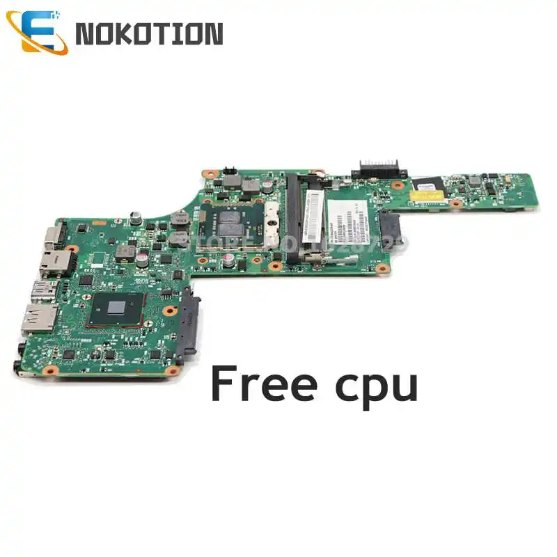 NOKOTION PN 1310A2338411 SPS V000245100 Материнская Плата Для Ноутбука TOSHIBA Satellite L630 L635 GMA HD Материнская Плата Без процессора 0