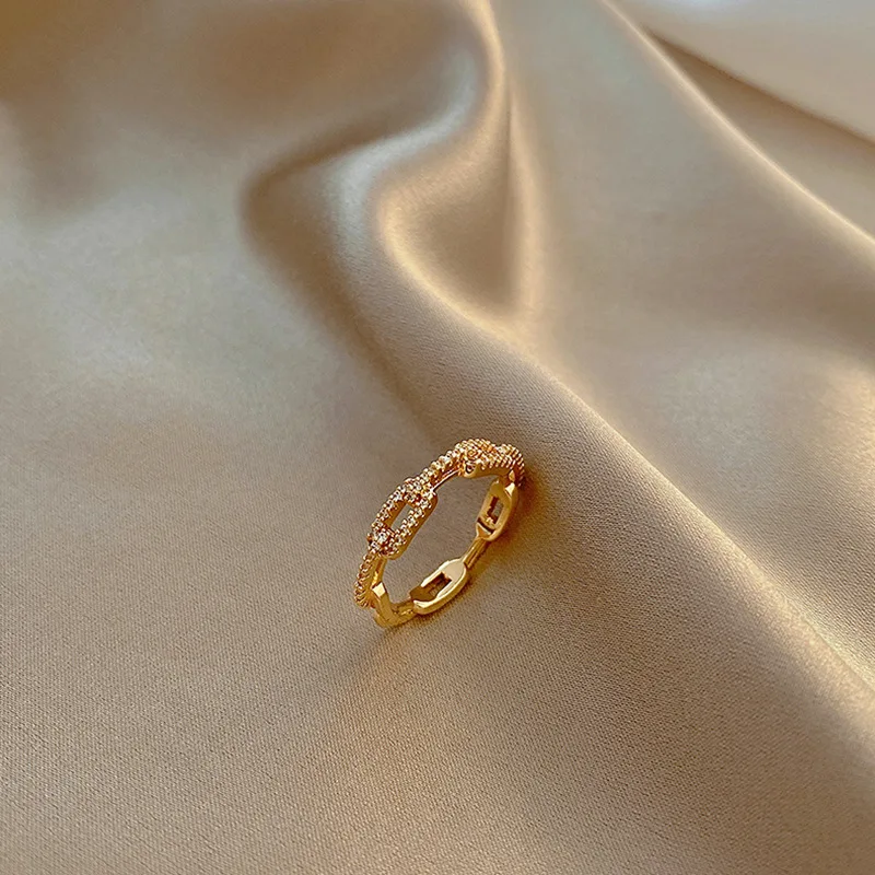 Ретро кольцо с микронабором, женское кольцо из стерлингового серебра s925 пробы, ниша ins, кольцо на указательный палец, универсальное простое кольцо с холодным ветром 0