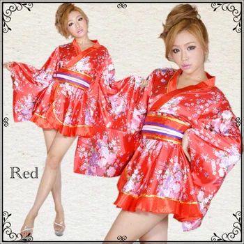 Традиционная японская одежда Cospaly, Женский официальный халат, кимоно в стиле аниме