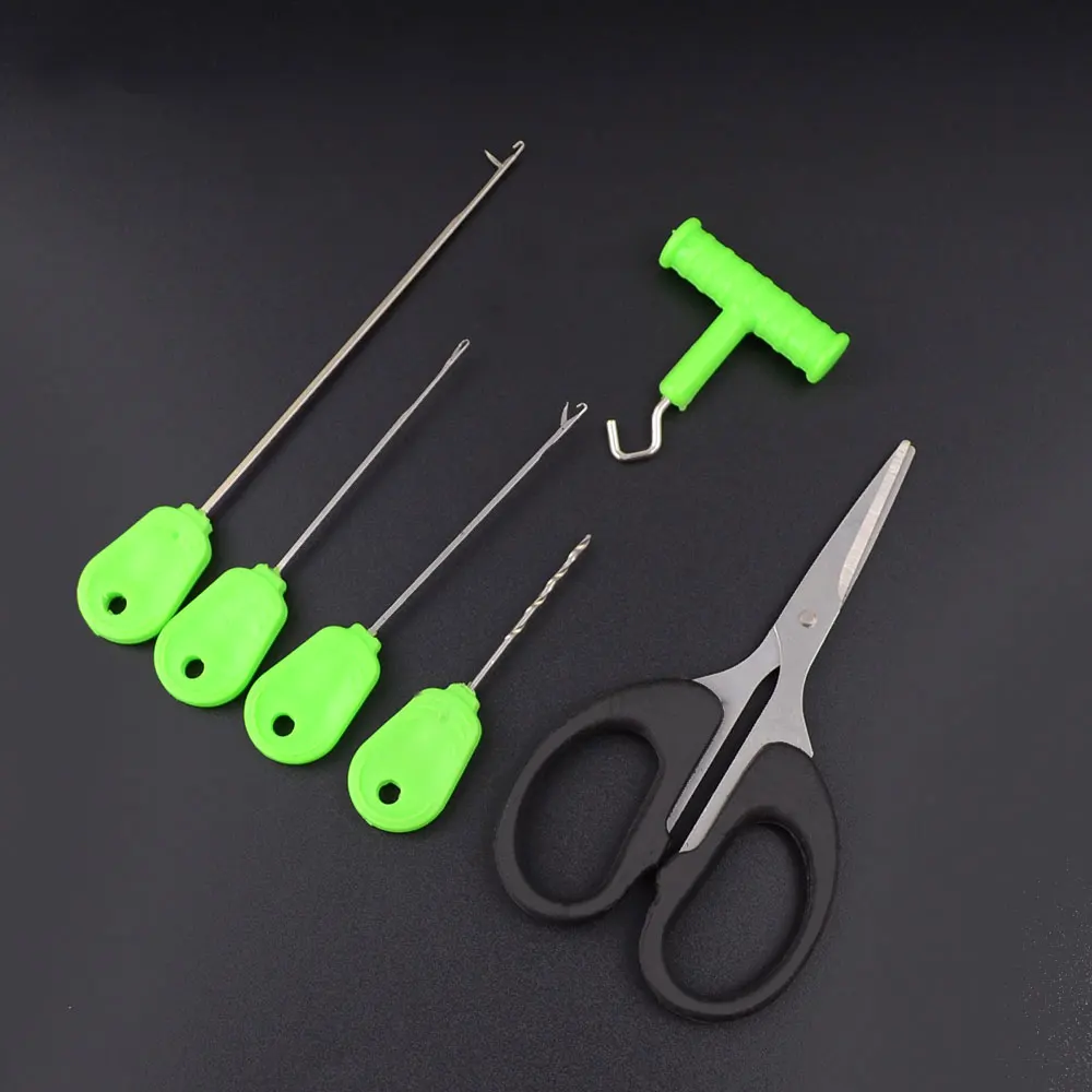 Рыболовные ножницы Инструмент для завязывания узлов с иглой для приманки Плоскогубцы для набора рыболовных приманок 0