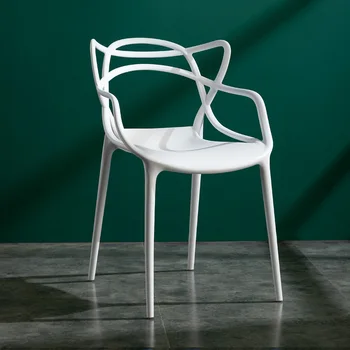 Кухонные обеденные стулья Nordic Designer Пластиковые уличные обеденные стулья Салон эргономичной мебели для дома Sillas De Comedor WK50DC