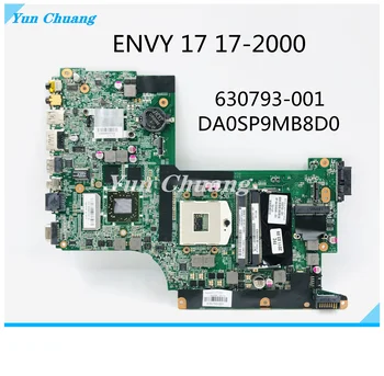630793-001 Для HP ENVY 17 17-2000 Материнская плата ноутбука DA0SP9MB8D0 HD 6870M графический ПРОЦЕССОР HM67 DDR3 100% полностью Протестирован