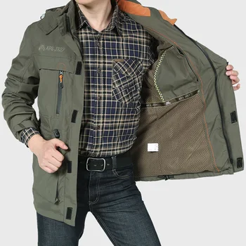 Мужская ветровка, тактическая водонепроницаемая куртка, одежда из мягкой кожи в стиле милитари, пальто с капюшоном для пилота, армейская полевая куртка для скалолазания