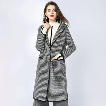 Полушерстяное пальто женское кашемировое зимнее женское длинное роскошное пальто женское зимнее 2018 женское женское полушерстяное пальто AA4330