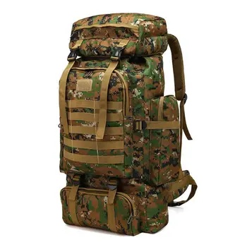 80L T actical Backpack Outdoor Assault Pack Molle Bag Военный Рюкзак Для Пеших Прогулок, Кемпинга, Треккинга, Охотничьих Сумок, Рюкзаков