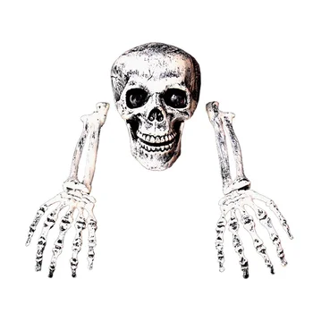 Реалистичные колья-скелеты, украшения на Хэллоуин для кольев на лужайке, садовый реквизит ужасов 