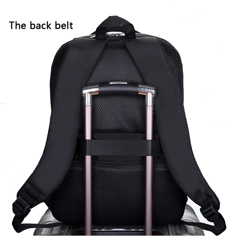 Новый рюкзак для мужчин, деловой Водонепроницаемый рюкзак для ноутбука, рюкзак со светоотражающей полосой большой емкости, повседневный дорожный рюкзак 4