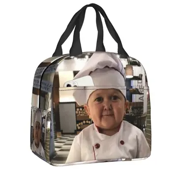 Hasbulla Cooking Master Lunch Bag Для Мужчин И Женщин, Термоохладитель, Изолированный Ланч-Бокс для Детей, Школьные Рабочие Сумки Для Пикника, Сумки-Тоут
