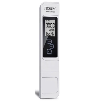Цифровой Тестер качества воды TDS EC Meter Диапазон измерения 0-9999 Измеритель температуры чистоты воды Тестер