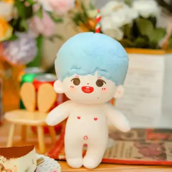 Плюшевая кукла YAXUAN 20 см EXO Kpop, куколка с волосами, плюшевая кукольная игрушка, аксессуары для кукол нашего поколения