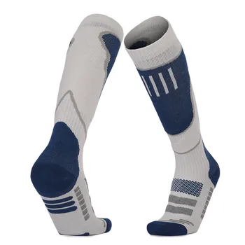 Теплые лыжные носки для взрослых, мужские и женские зимние носки из полотенец, высокие носки для альпинизма на открытом воздухе