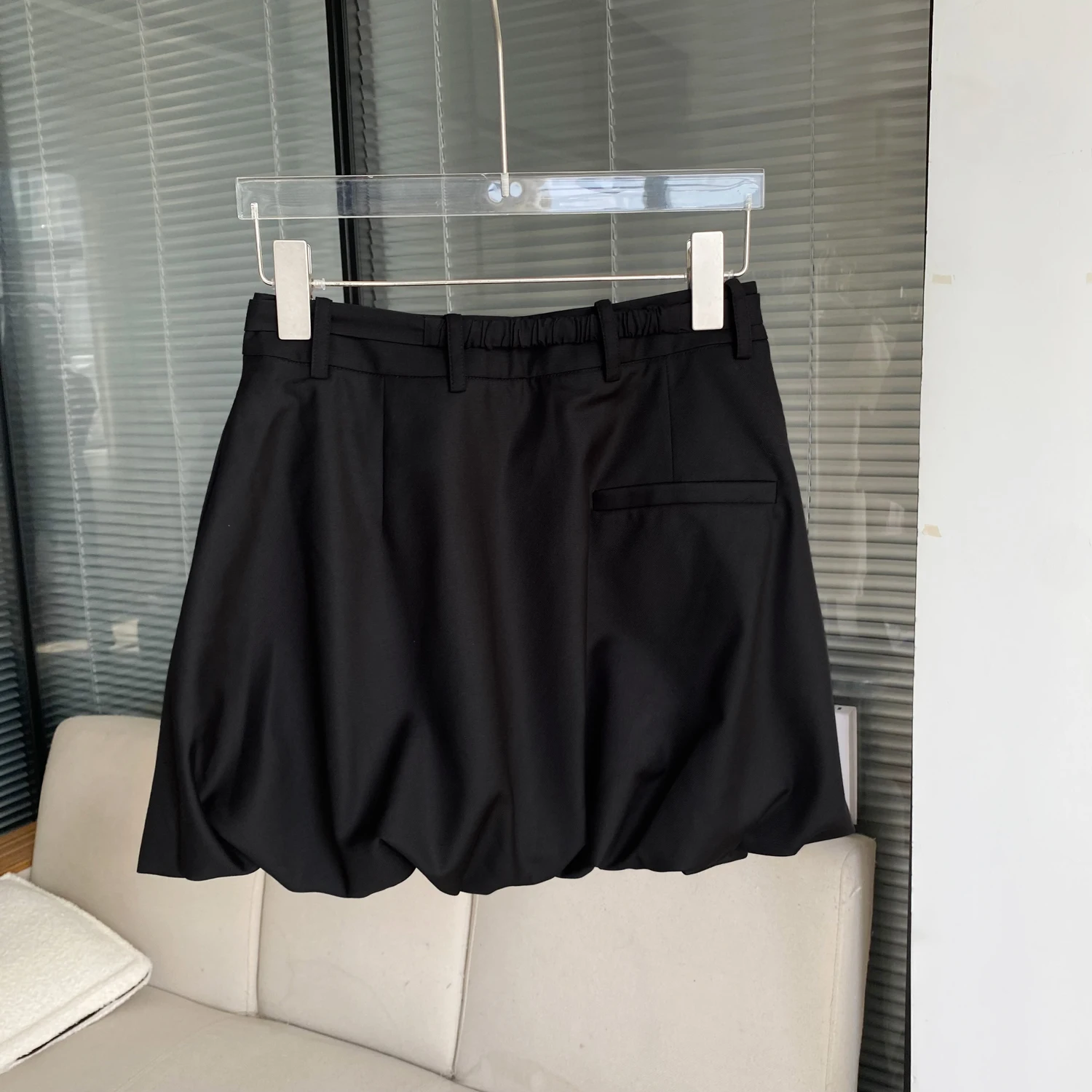 Корейская модная мини-юбка, женская одежда Y2k, повседневная юбка трапециевидной формы с высокой талией, милая шикарная черная юбка для женщин 2