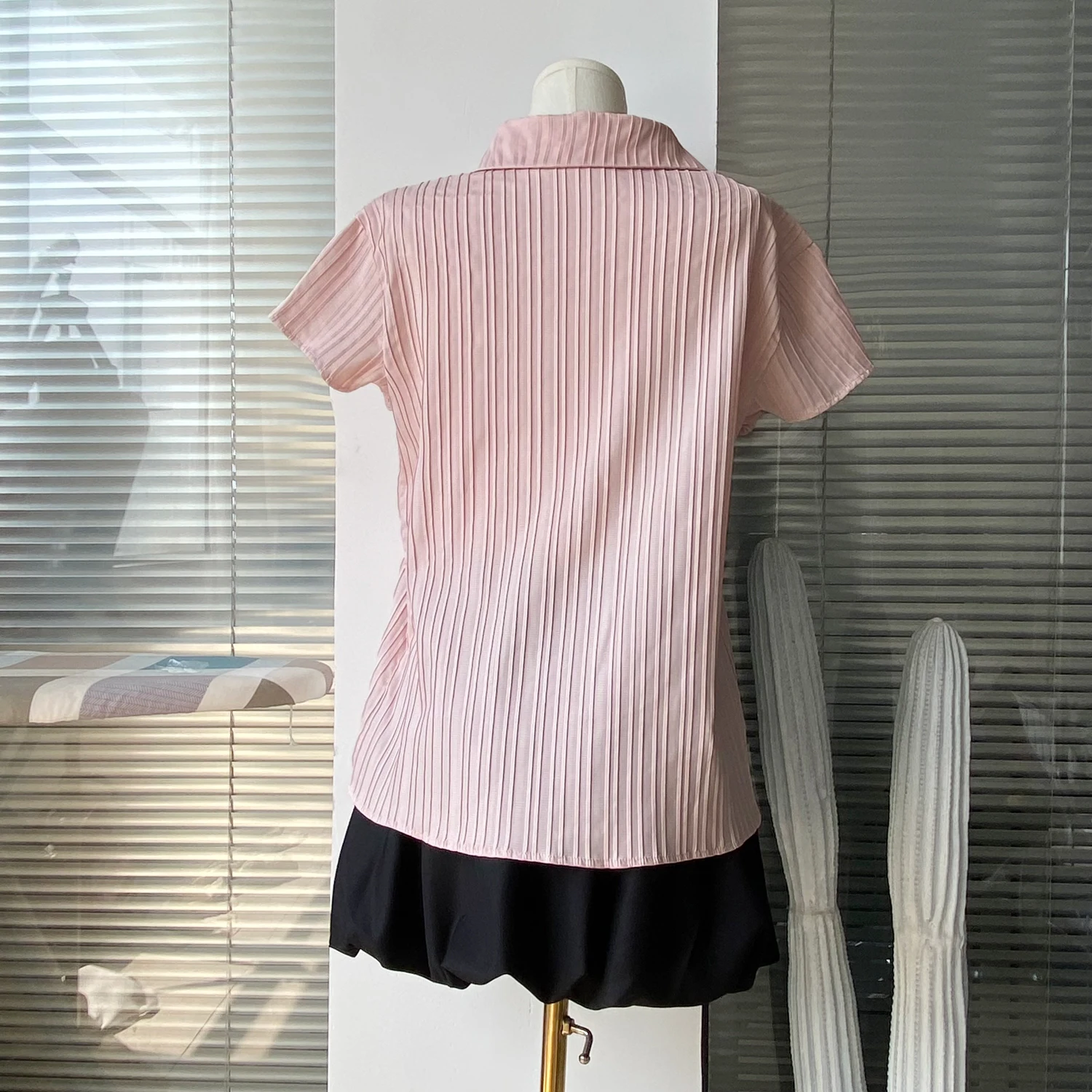 Корейская модная мини-юбка, женская одежда Y2k, повседневная юбка трапециевидной формы с высокой талией, милая шикарная черная юбка для женщин 4