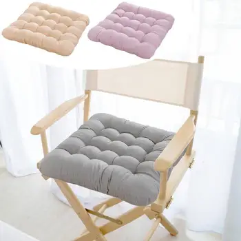 Нескользящие подушки для стульев, Обеденная Кухонная Квадратная подушка для стула, Накладки для сидений, Съемный чехол на садовую подушку для спинки, подушку для офисного стула
