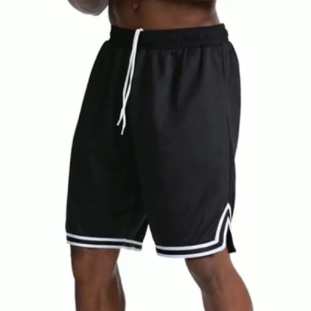 Баскетбольные шорты Мужские Однотонные Лоскутные Свободные шорты для бега, сетка для спортзала, Дышащие Шорты для фитнеса, мужские тренировочные шорты для тренировок 0