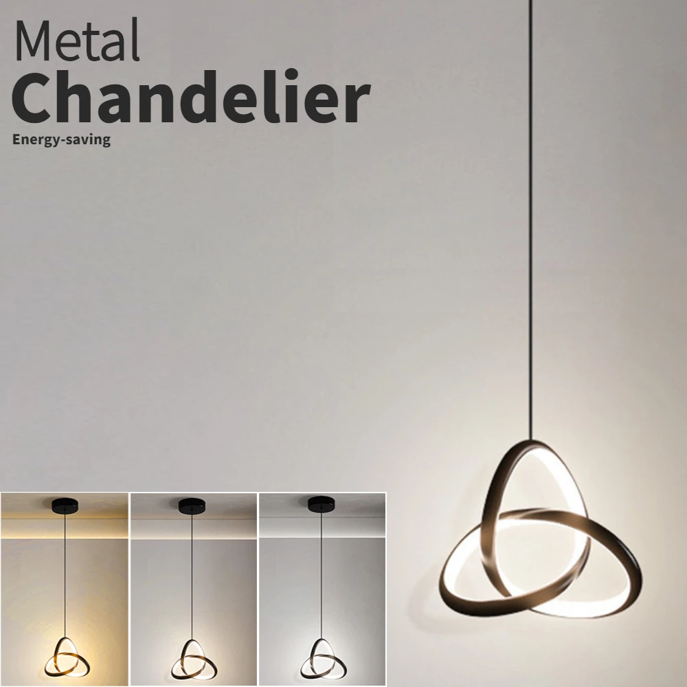 Креативные подвесные светильники в скандинавском стиле, люстра, Роскошная постмодернистская индивидуальность, подвесная лампа для кабинета, прикроватная светодиодная люстра для спальни 0