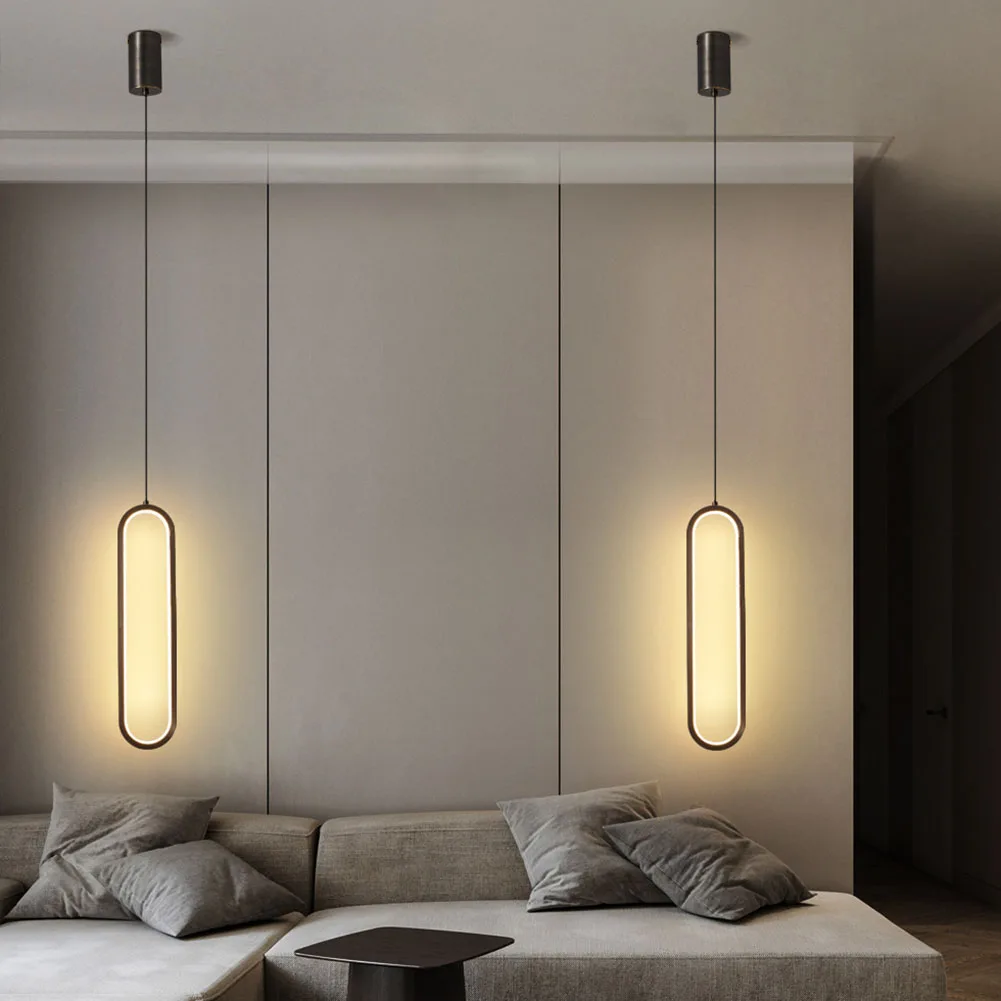 Креативные подвесные светильники в скандинавском стиле, люстра, Роскошная постмодернистская индивидуальность, подвесная лампа для кабинета, прикроватная светодиодная люстра для спальни 1