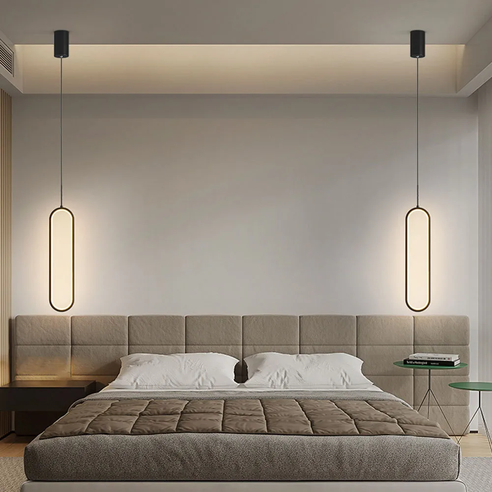 Креативные подвесные светильники в скандинавском стиле, люстра, Роскошная постмодернистская индивидуальность, подвесная лампа для кабинета, прикроватная светодиодная люстра для спальни 2
